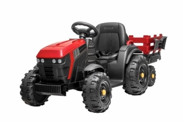 TRAKTOR ZABAWKA DZIECIĘCY MP3 USB AKUMULATOROWY HECHT 50925 CZERWONY 2X45W