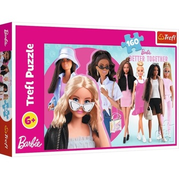 Puzzle 160 BARBIE I JEJ ŚWIAT TREFL 15419