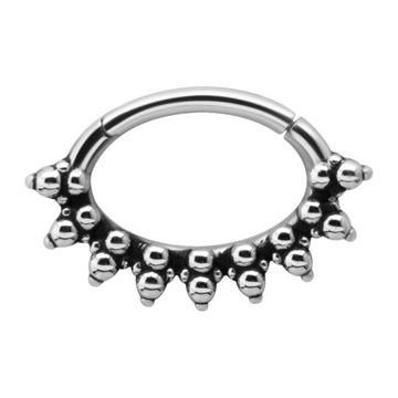 SS316L hinged segment septum daith 1,2x6 m11