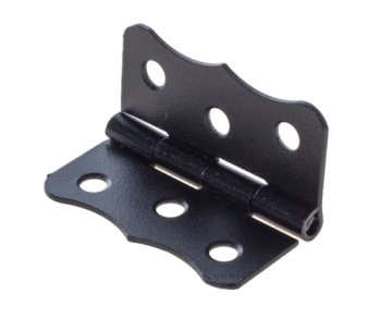 ПЕТЛЯ ДЛЯ МЕБЕЛЬНОЙ КОРОБКИ ДЕКОРАТИВНАЯ ЧЕРНАЯ ZO 40x35