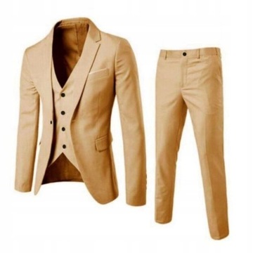 MĘSKI GARNITUR ELEGANCKI slim fit Komplet S-6XL