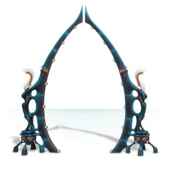 Warhammer 40k Webway Gate - Aeldari Craftworlds Drukhari Ynnari Harlequins