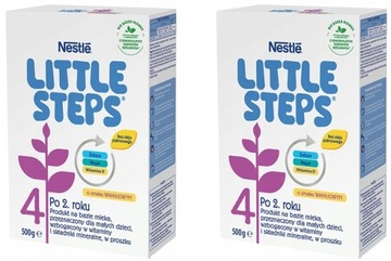 2x MLEKO NESTLE Little Steps 4 mleko następne 500g