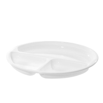TALERZ Z PODZIAŁKĄ DO UŻYWANIA W MIKROFALI 25 CM