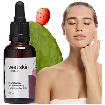 SERUM DO TWARZY WITAMINIOWE rewitalizujące UJĘDRNIAJĄCE energia Mel Skin