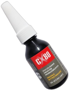 CX80 RC69 DEMONTOWALNY USZCZELNIACZ DO METALOWYCH GWINTÓW 10ML