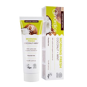 PASTA DO ZĘBÓW MORNING FRESH BEZ FLUORU ECO 75 ml NORDICS