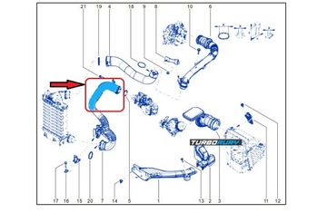 SADA OPRAVA DO TRUBKA WAZ TURBO NISSAN QASHQAI I II 1.6 DCI 144604EB1B