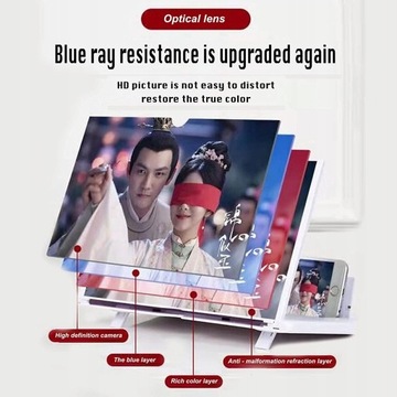 УВЕЛИЧЕНИЕ ЭКРАНА ДЛЯ СМАРТФОНОВ 12 ДЮЙМОВ HD 3D