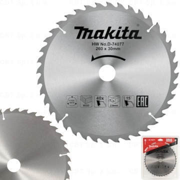 TARCZA TNĄCA ECONOMY DO MLT100 260X30MM 40 ZĘBÓW PIŁA TARCZOWA DO DREWNA