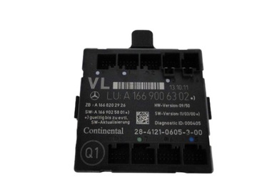 MERCEDES ML W166 166 MODUŁ DRZWI LEWE PRZEDNIE