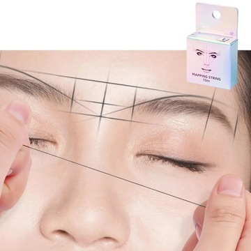 ЧЕРНАЯ КРАСИЛЬНАЯ НИТЬ ДЛЯ ГЕОМЕТРИИ БРОВЕЙ 10 М