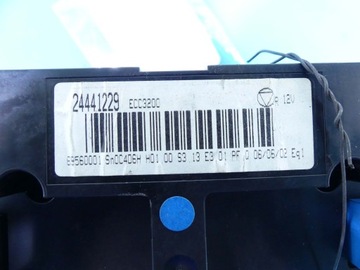 KONZOLA PANEL VENTILACE OPEL VECTRA C 24441229