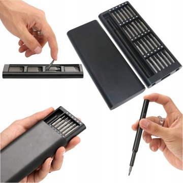 ZESTAW PRECYZYJNYCH ŚRUBOKRĘTÓW 26w1 TORX WKRĘTAKI