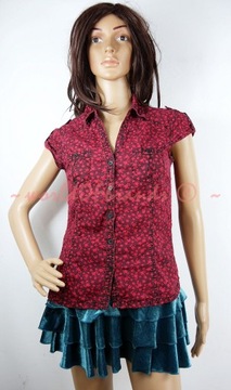 H&M Kwiecista koszula bluzka KWIATY BOHO 38