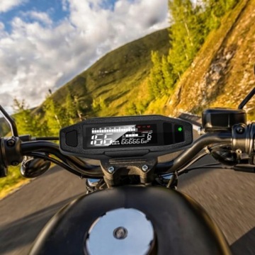 МОТОЦИКЛЕТНЫЙ СПИДОМЕТР LCD МИНИ