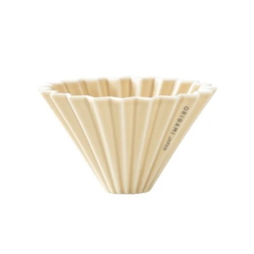 Origami Dripper Na Přípravu Kávy Porcelánový Matný Béžový