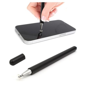 Rysik pojemnościowy do tabletu telefonu długopis precyzyjny dotykowy czarny