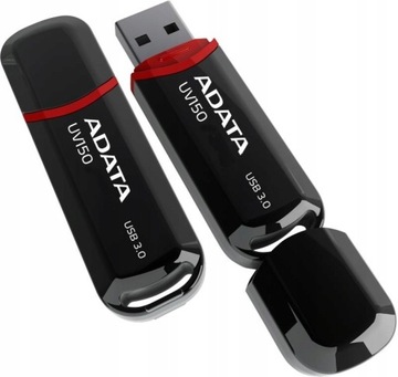 Pendrive ADATA 64GB UV150 USB 3.0 90MB/s CZARNY