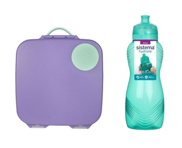 Lunchbox B.Box Lilac+bidon Wave Sistema TURKUS bbox z pojemnikiem