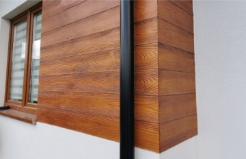 Комплект гибкой фасадной доски ЗОЛОТОЙ ДУБ 18см