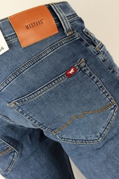 MUSTANG OREGON TAPERED K SLIM SPODNIE JEANS _ W32 L34