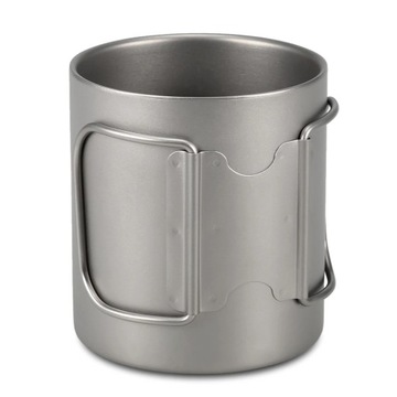 Кружка с ручками, 600 мл, для офиса и кемпинга.