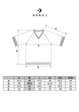 BLUZKA DAMSKA SWETERKOWA Z KRÓTKIM RĘKAWEM LUŹNA WISKOZA STYLOWA MORAJ R.XL