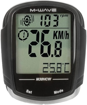 Y56 Bezprzewodowy Licznik Rowerowy M-WAVE 30Funkcji IP44 Super Jakość