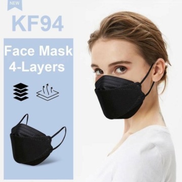 ЗАЩИТНАЯ МАСКА FFP2 МАСКА KN95 KF94 ЧЕРНАЯ