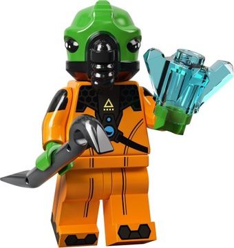 LEGO FIGURKA SERIA 21 KOSMITA ALIEN OBCY 71029 -11