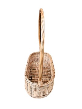 KOSZ PREZENTOWY ŚLUB taca wiklinowa 35 cm PREZENT