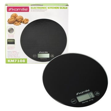 ELEKTRONICZNA WAGA KUCHENNA LCD PRECYZYJNA KAMILLE
