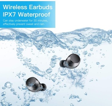 Настоящие беспроводные наушники Bluetooth 5.0