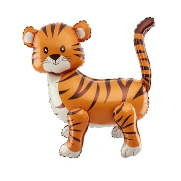 Balon Foliowy Stojący Tygrys Tygrysek 58x56 cm PartyPal