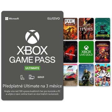 Microsoft Game Pass Ultimate - subskrypcja na 3 miesiące (PC/XONE/XSX)