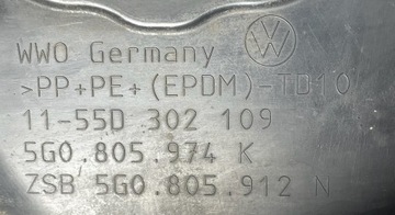 283 VW GOLF VII PODBĚH PRAVÉ PŘEDNÍ 5G0805974K