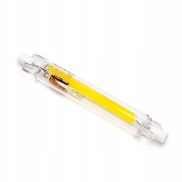 ŻARNIK WKŁAD LED R7S 9W COB 118mm HALOGEN 6500K zimny