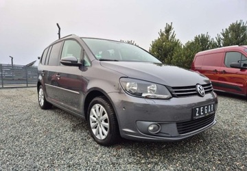 Volkswagen Touran II 2.0 TDI 170KM 2011 Volkswagen Touran 2,0 170KM Automat DSG Highline Navi Kamera PDC 2.0 Diesel