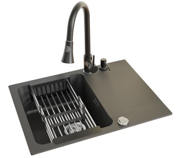 Zlewozmywak Franke OID 611-62 bateria kuchenna dozownik + koszyk ociekarka