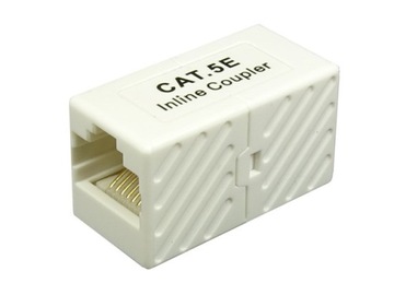 Gniazdo podwójne RJ45 do patchcordów Cat5e
