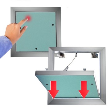 KLAPA REWIZYJNA G-K DRZWICZKI REWIZYJNE ZDEJMOWANE 25x25 cm 250x250 mm