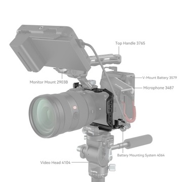 Klatka operatorska SmallRig do Sony Alpha 7 C CR z zaciskiem HDMI