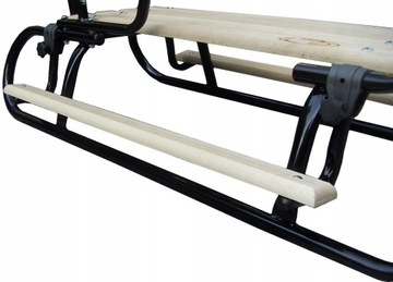 ПОЛЬСКИЕ САНКИ + СПИНКА + ПУШЕР (длина 105 см) + СПАЛЬНЫЙ МЕШОК + ПОДНОЖКИ