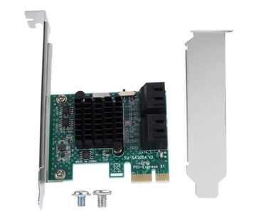 Karta kontroler PCI-E 4 porty SATA 3.0 Super Speed
