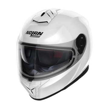 Kask NOLAN N80-8 CLASSIC N-COM 5 METAL WHITE +GRATISY