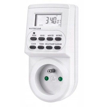Programator czasowy LCD wyłącznik Timer 16A 3600W