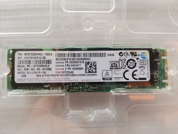 Dysk SSD 256GB Samsung SATA M.2 MZ-NTD2560/0L9