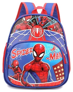 Plecak przedszkolny wielokomorowy Spiderman Jelly Pens chłopcy, dziewczynki