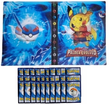 ALBUM klaser POKEMON XXL - NA 240 KARTY + GRATIS pikachu różne WZORY